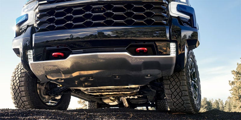 Underneath front of 2026 Silverado 1500