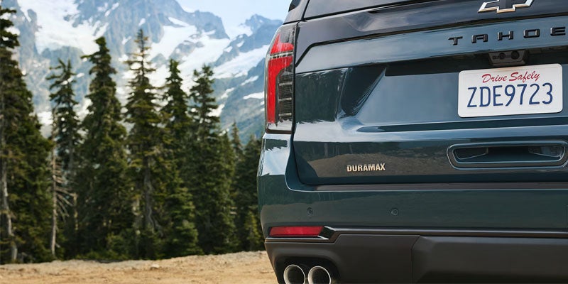 Back of 2026 Chevrolet Tahoe