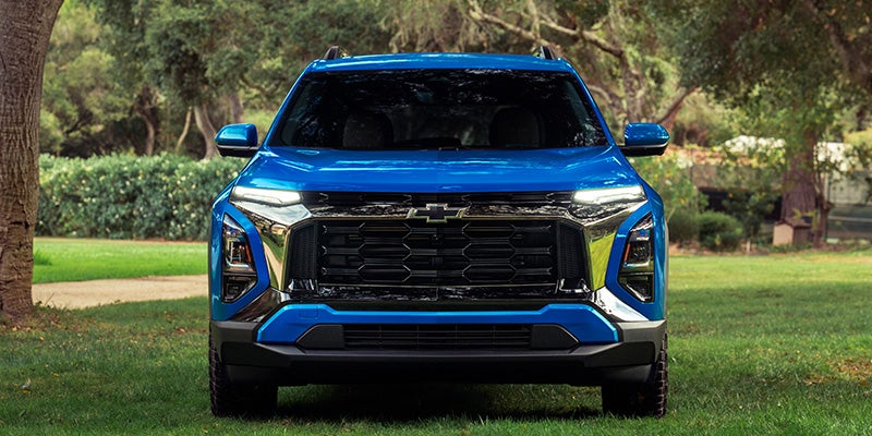 Blue 2027 Equinox facing front